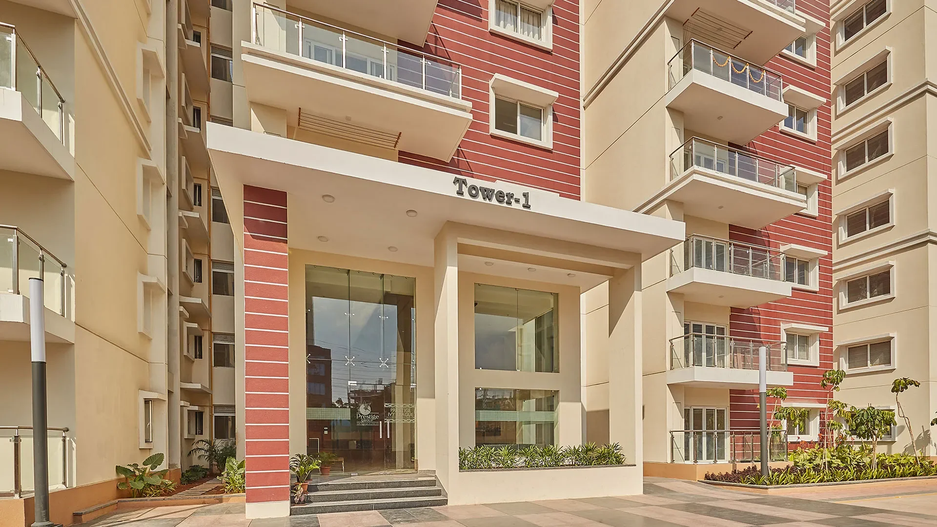 Overhead master layout plan illustrating the strategic placement of towers and internal driveways at Prestige Ivy League near HITEC City, Hyderabad.